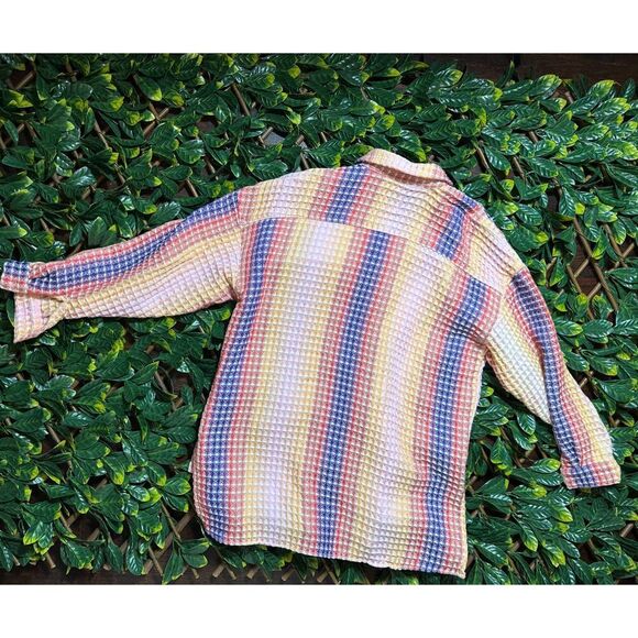 BDG Stanley Waffle Knit Oversized Shirt Jacket Size XS - Picture 6 of 8